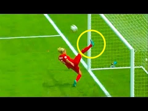 شاهد صدّات انتحارية لإنقاذ المرمى مِن هدف مُحقّق