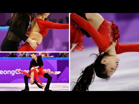 شاهد تمزق ملابس بطلة تزلج كورية أمام المشاهدين