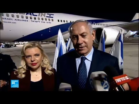شاهد نتنياهو وزوجته في واشنطن لإقناع ترامب بحضور مراسم نقل السفارة