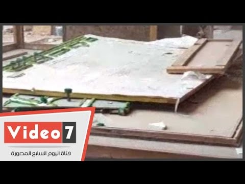 مجسم كلية الأداب في جامعة عين شمس يتحول خردة