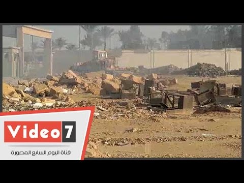 حريق في مقر الهدف في 6 أكتوبر