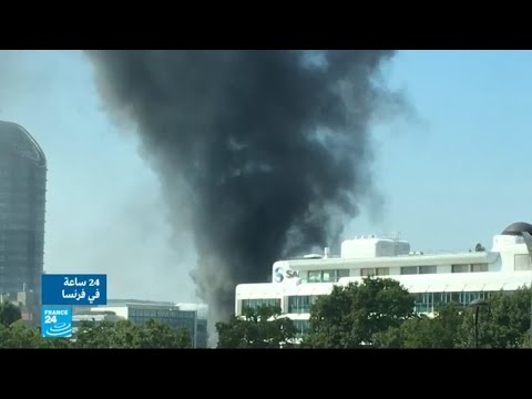 شاهد حريق في مركز للكهرباء يشل حركة النقل في أحد أكبر محطات القطارات الفرنسية