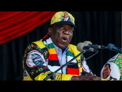 شاهدإيمرسون منانغاغوا يفوز في الانتخابات الرئاسية