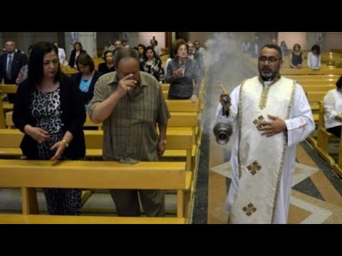 شاهد إحباط محاولة مهاجم انتحاري استهداف كنيسة العذراء شمال القاهرة