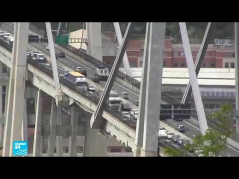 شاهد أسباب انهيار جسر موراندي الضخم في إيطاليا