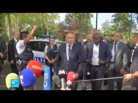 شاهد تفاصيل اعتداء تراب قرب باريس