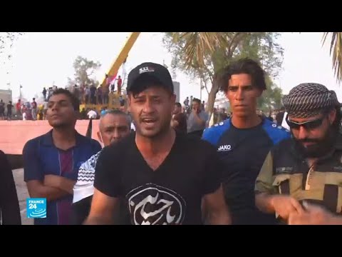 شاهد كلمات غاضبة من العراقيين المتظاهرين في البصرة