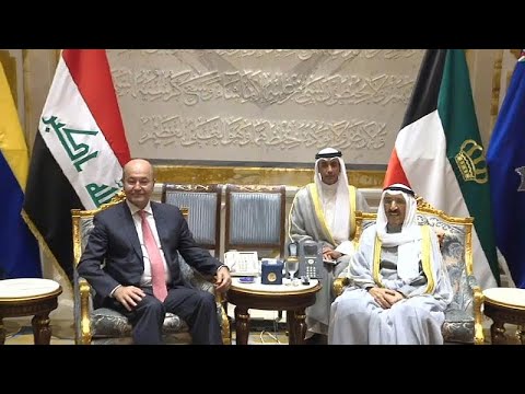 شاهد  برهم صالح يؤكد على ضرورة عدم تحميل العراق وزر إيران