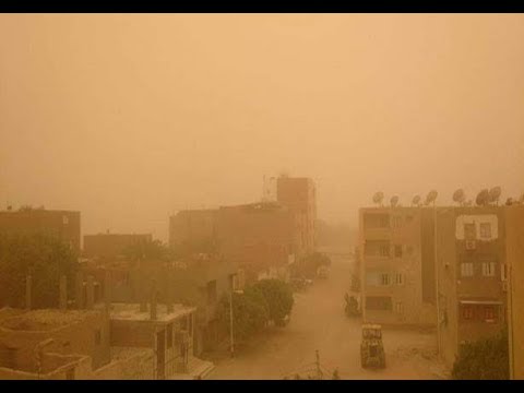 شاهد طقس سيئ يضرب المحافظات المصرية