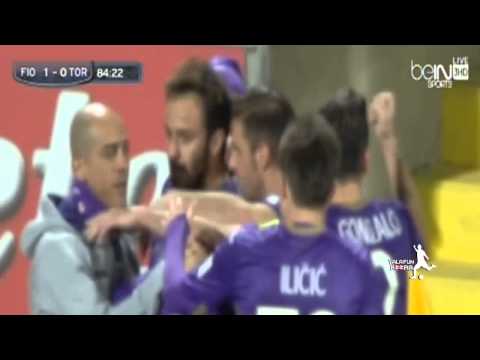 محمد صلاح يسجل هدفه الثاني مع فيورنتينا