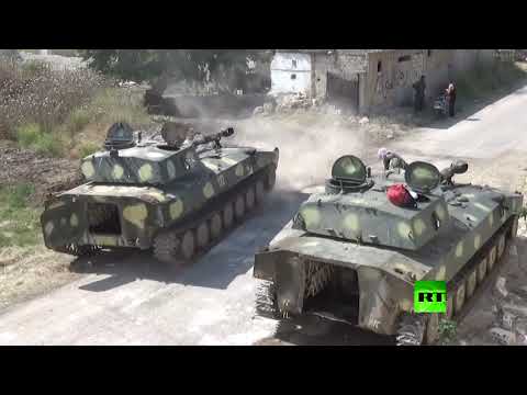شاهد الجيش السوري يفرض السيطرة على بلدة الحويز في ريف حماة