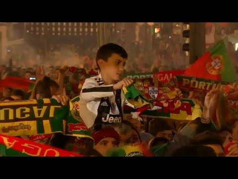 شاهد احتفالات مُبهجة للبرتغاليين بتتويج منتخبهم بأول نسخة من دوري الأمم الأوروبية