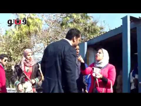 مشادة حادة بين أمن فالكون وإحدى الطالبات