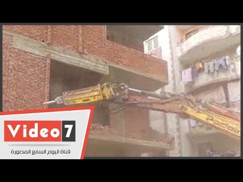 إخلاء عقار في المريوطية بعد تجاوزه التراخيص