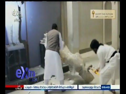 اليونسكو تدين تجريف داعش آثار النمرود في الموصل