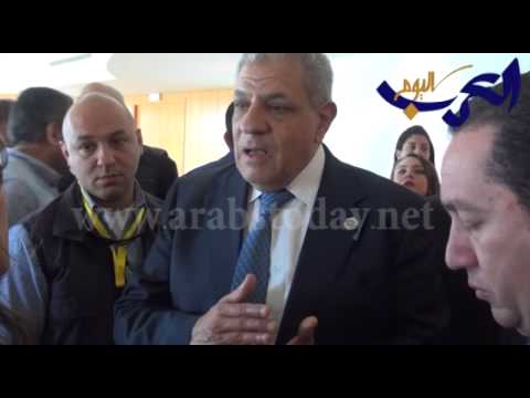 بالفيديو محلب يتفقد مركز المؤتمرات