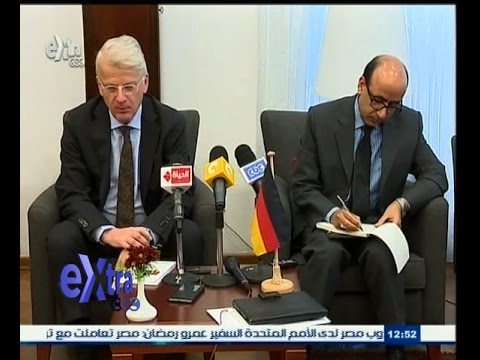 مؤتمر صحافي لبحث العلاقات الثنائية بين القاهرة وبرلين شاهد