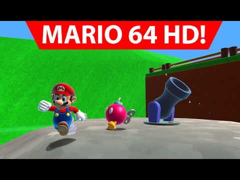 سوبر ماريو 64 على الحاسب المكتبي