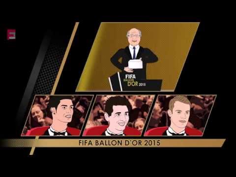 شاهد كارتون يسخر من فوز رونالدو بالكرة الذهبية