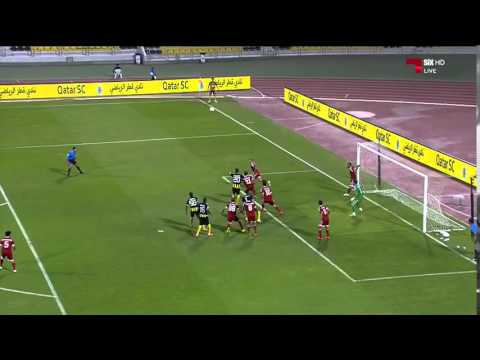 بالفيديو قطر يفوز على غريمه العربي بهدفين