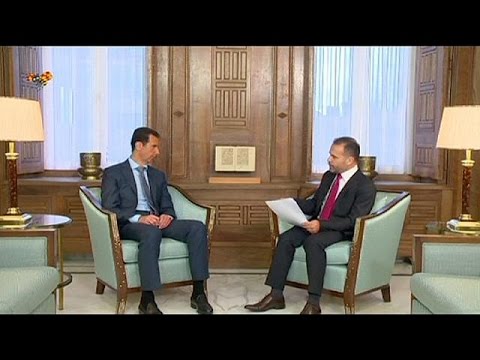 شاهد الرئيس الأسد يتهم تركيا بتأجيج الصراع في بلاده