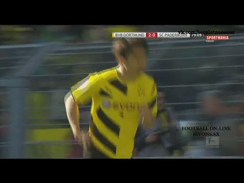 شاهد دورتموند يتغلب على بادربورن بثلاثية نظيفة
