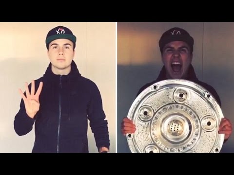 بالفيديو ماريو غوتزة يحتفل بلقب الدوري الألماني