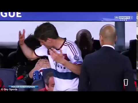 شاهد توماس مولر يشتبك لفظيًا مع مدربه غوارديولا