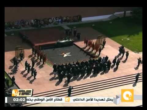بالفيديو السيسي يشارك في احتفالات روسيا بعيد النصر