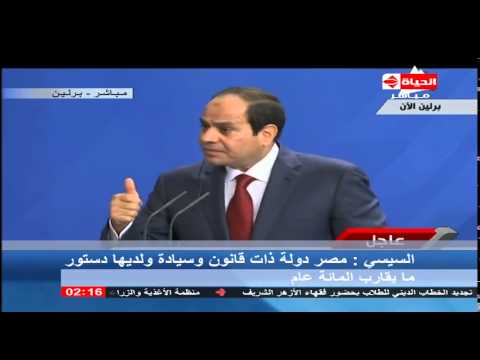فيديو السيسي يتحدث عن أحكام الإعدام الصادرة ضد الإخوان
