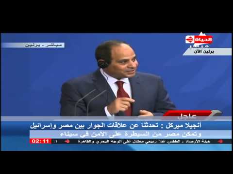 شاهد السيسي يوجِّه التحية إلى جميع المصريين في ألمانيا