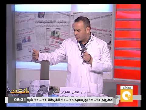 جابر القرموطي يرتدي زي الأطباء في حلقة برنامجه مانشيت