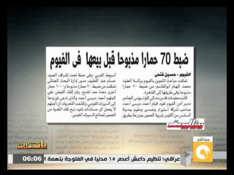 ضبط 70 حمارًا مذبوحًا ومجهزًا للبيع