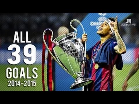 شاهد جميع أهداف نيمار مع برشلونة في موسم استثنائي