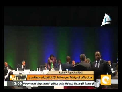 شاهد محلب يلقي كلمة مصر في قمة الاتحاد الأفريقي