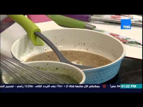 شاهد طريقة عمل الملوخية مع الفراخ المحمرة