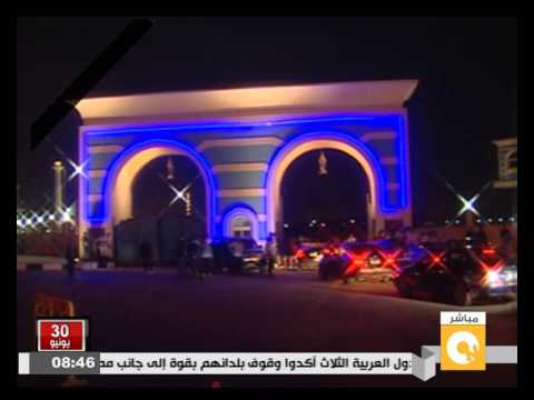 بالفيديو سرادق عزاء المستشار هشام بركات