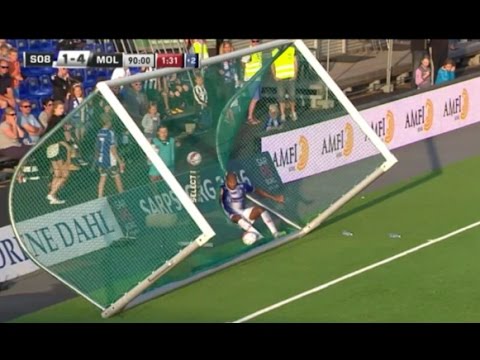 شاهد مدافع جزائرى يخلع المرمى في الدورى النرويجى