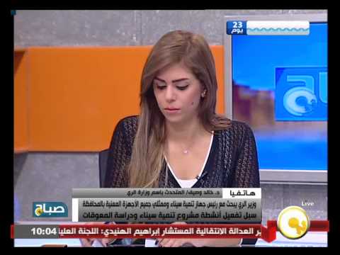 بالفيديو وزير الري يبحث مع رئيس جهاز تنمية سيناء مشاريع المنطقة