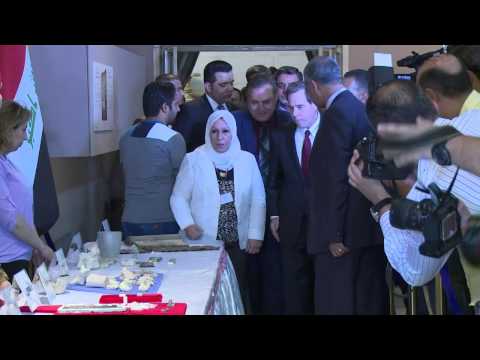 شاهد العراق يتسلم من السفارة الأميركية مئات القطع الأثرية