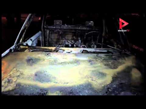 مجهولون يحرقون سيارات الشرطة في دمنهور