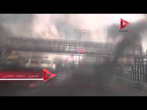 متظاهرون يقطعون طريق الأوتوستراد