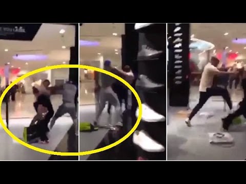 بالفيديو مشاجرة بواسطة الأيدي بين مجموعة من الشباب