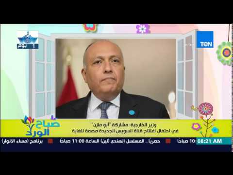 شاهد وزير الخارجية يؤكد أهمية مشاركة عباس في الاحتفال