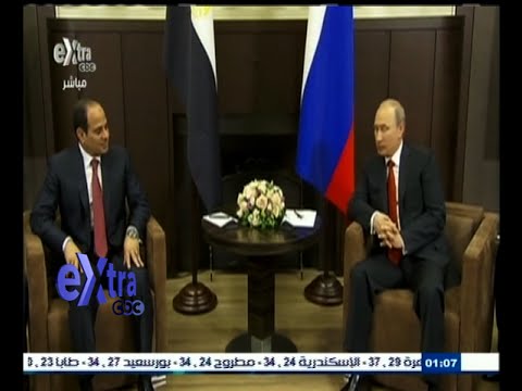 شاهد بدء التحضير لزيارة السيسي إلى موسكو