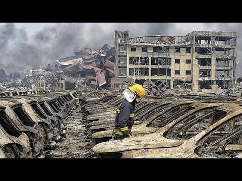 شاهد تحقيق مستمر بشأن انفجارات تيانجين