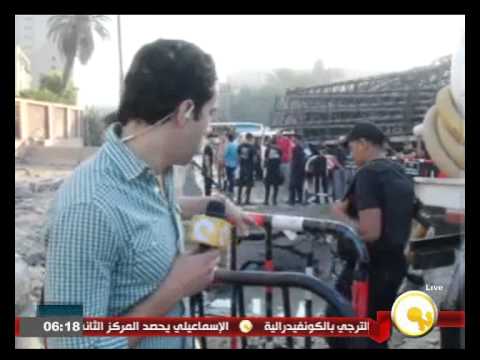 شاهد محافظ القليوبية يتفقد موقع انفجار مبنى الأمن الوطني