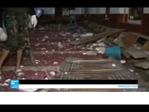 شاهد انتحاري يفجر نفسه في مسجد المؤيد