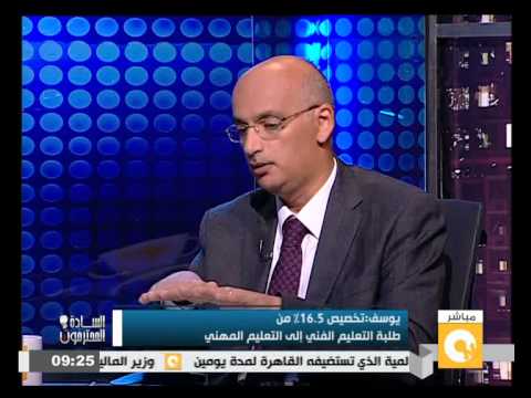 وزير التعليم الفني يتحدث عن دور الوزارة في توفير العمالة الفنية