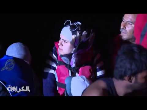 شاهد تركيا تنقذ قاربين سوريين من كارثة جديدة